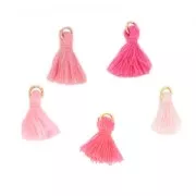 Assortiment de 5 pompons en coton It's Magic Made by Me 17 mm Candy