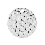 Sequin rond martelé 10 mm en Argent 925 x1|raw }}