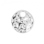 Sequin rond martelé 6 mm en Argent 925 x1|raw }}