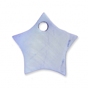 Sequins étoile Nacre 12 mm Mauve x10