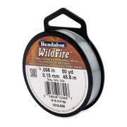 Fil nylon tressé WildFire 0.15 mm Gris x 45.8 m