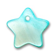 Sequins étoile Nacre 12 mm Turquoise x10|raw }}