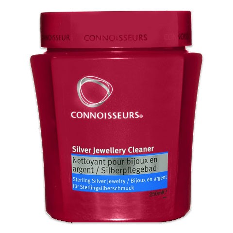 Kit Nettoyage Bijoux Connoisseurs - Nettoyant Doux + Chiffons Or Et Argent - Pour Pierres, Perles, Métaux