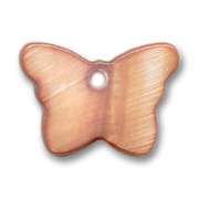 Sequins papillon Nacre 14x20 mm Brun x10