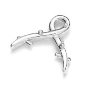 Bélière goutte PureCrystal 6012 15,4 mm en Argent 925 x1|raw }}