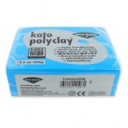 Pâte polymère Kato Polyclay 354 gr Turquoise (n°507)|raw }}