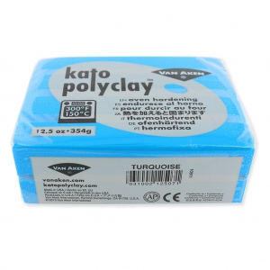 Pâte polymère Kato Polyclay 354 gr Turquoise (n°507)