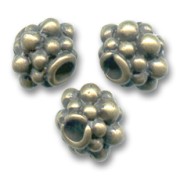 Perles métal 8x7 mm bronze x5|raw }}