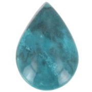 Cabochon poire 14x10 mm Turquoise naturelle x1|raw }}