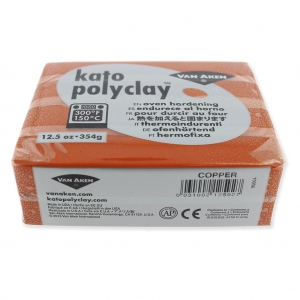 Pâte polymère Kato Polyclay 354 gr Cuivré (n°592)