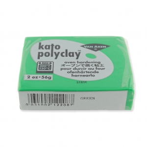 Pâte polymère Kato Polyclay 56 gr Vert (n°208)