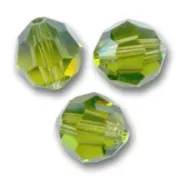Rondes PureCrystal 5000 6 mm Olivine  x6
