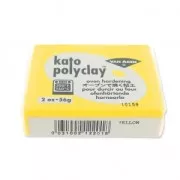 Pâte polymère Kato Polyclay 56 gr Jaune (n°201)