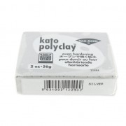 Pâte polymère Kato Polyclay  56 gr Argenté (n°290)|raw }}