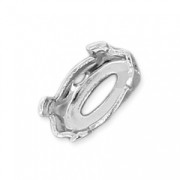 Serti griffe navette PureCrystal 4228 6x3 mm - Rhodié x1|raw }}