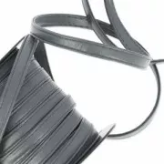 Sangle de sac en matière synthétique avec surpiqûres 10 mm Ivoire x 1m