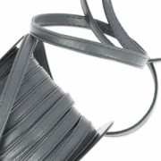 Sangle de sac imitation cuir avec surpiqûres 10 mm Ivoire x 1m