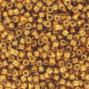 Miyuki Delica Duracoat 11/0 DB1833 - Galvanized Yellow Gold x100g