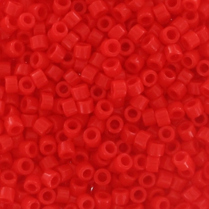 Miyuki Delica 11/0 DB0727 - Opaque Vermillion Red paquet de 100g