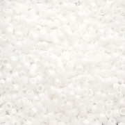 Miyuki Delica 11/0 DB0351 - Opaque White AB Mat x100g