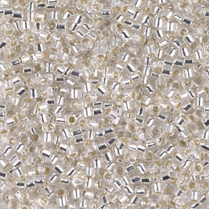 Miyuki Delica 11/0 DB0041 - Crystal Silver Lined x100g