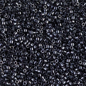 Miyuki Delica 11/0 DB0001 - Gunmetal x100g