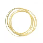 Fil carré souple 0.90 mm en Gold Filled (or laminé) x1.5m