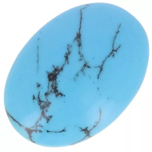 Cabochon ovale 18x13 mm imitation Turquoise