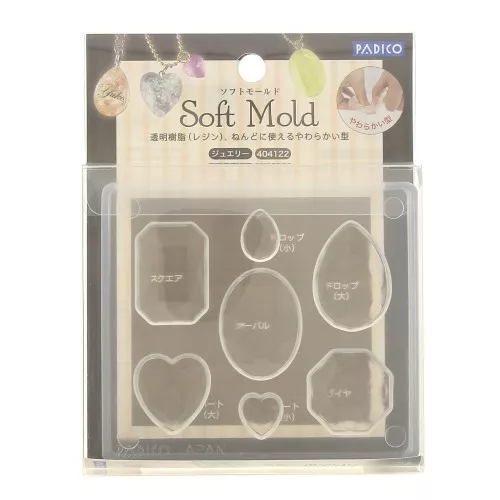 Moule silicone Padico pour pâte polymère et autodurcissante Cabochon/Bijoux