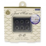 Mini Moule silicone Padico pour pâte polymère/argile/résine UV cabochon Hexagone|raw }}