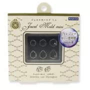 Mini Moule silicone Padico pour pâte polymère/argile/résine UV cabochon Hexagone