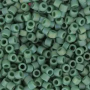 Miyuki Delica 11/0 DB2311 - Opaque Glazed Turtle Green Mat AB x8g