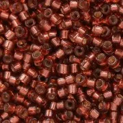 Miyuki Delica Duracoat 11/0 DB2160- Silver Lined Dyed Magenta x8g