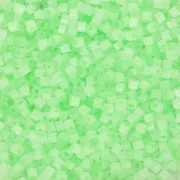 Miyuki Delica 11/0 DB1858 - Dyed Mint Green Silk Inside x8g