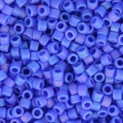Miyuki Delica 11/0 DB1597 - Opaque Cyan Blue AB Mat x8g
