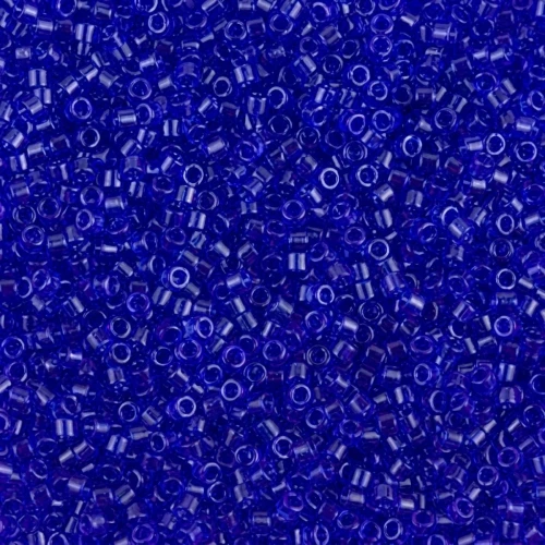 Miyuki Delica 11/0 DB0707 - Transparent Cobalt x8g
