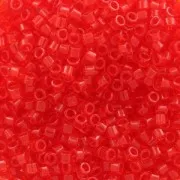Miyuki Delica 11/0 DB0704 - Transparent Red Orange x8g