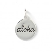 Pendentif Aloha 23 mm en Argent 925 x1