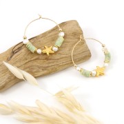 Perles stoppeur 3 mm avec un trou de 0.6 mm en Gold Filled (or laminé) x2