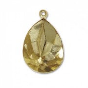 Serti pendentif à coller pour cabochon PureCrystal 4320 14x10 mm - Bronze x1