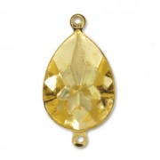 Serti intercalaire à coller pour cabochon PureCrystal 4320 14x10 mm - Doré x1|raw }}