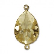 Serti intercalaire à coller pour cabochon PureCrystal 4320 14x10 mm - Bronze x1|raw }}