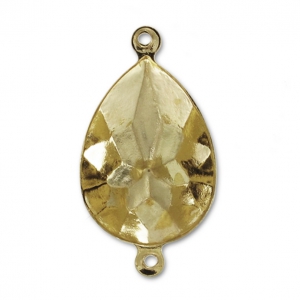 Serti intercalaire à coller pour cabochon PureCrystal 4320 14x10 mm - Bronze x1