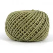 Corde de jute 2 mm Vert Olive x40m