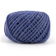 Corde de jute 2 mm Bleu x40m|raw }}