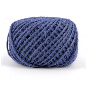 Corde de jute 2 mm Bleu x40m