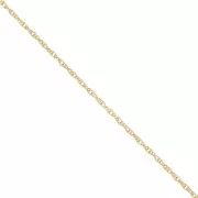 Chaîne maille corde 1,6 mm en Gold filled (or laminé) x 50cm