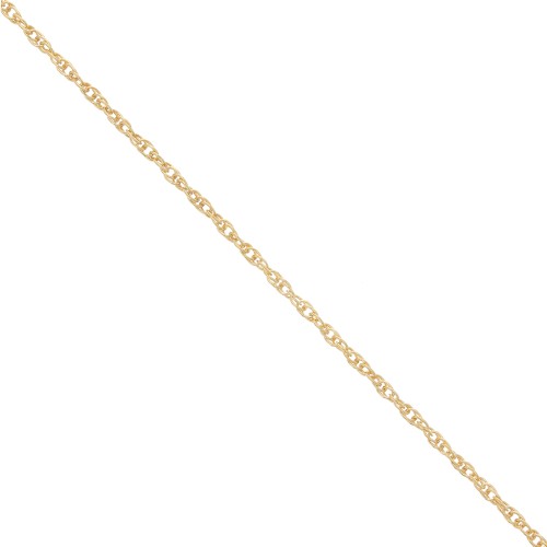 Chaîne maille corde 1,6 mm en Gold filled (or laminé) x 50cm