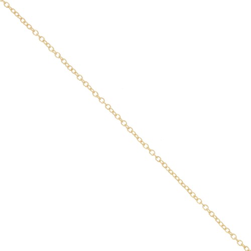 Chaîne maille Forçat 1,3 mm en Gold filled (or laminé) x 50cm