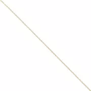 Chaîne maille Forçat limée 1 mm en Gold filled (or laminé)  x 1 m